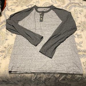 Grey on grey long sleeve Hensley size L